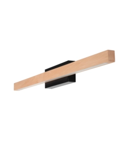 APPLIQUE ONLI "DORA" METALLO E LEGNO LED 80X5,6X8 CM